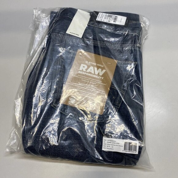 NEW G-STAR RAW Men's Lenney Bootcut Jeans Size 33x32 Antique Faded Blue - Picture 3 of 10